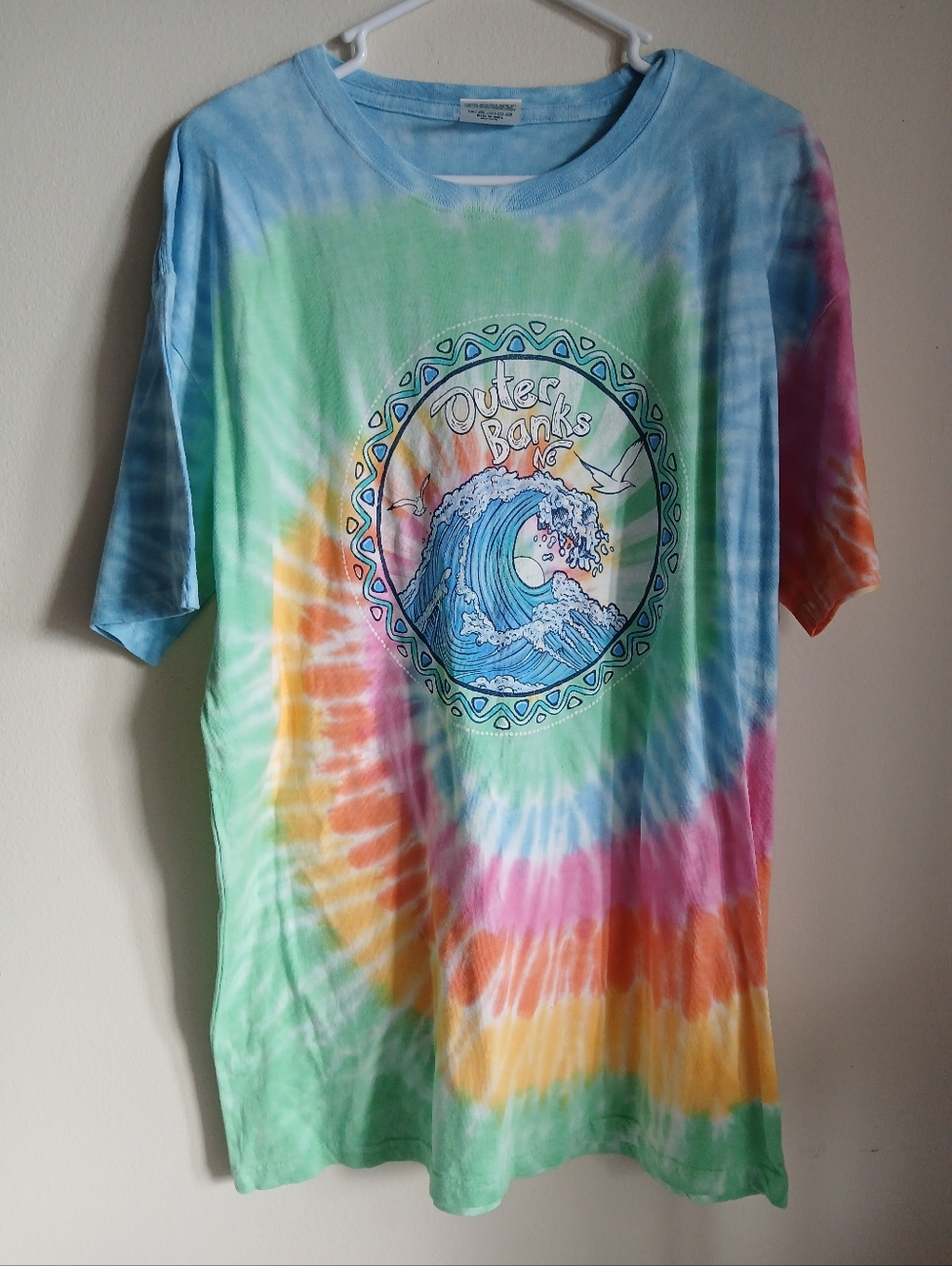 Comfy Resortwear Tie Dye Outer Banks T Shirt Live Comfy